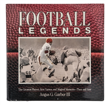 Football Legends Multi Signed Hardcover Book With Over 40 Signatures (Beckett)